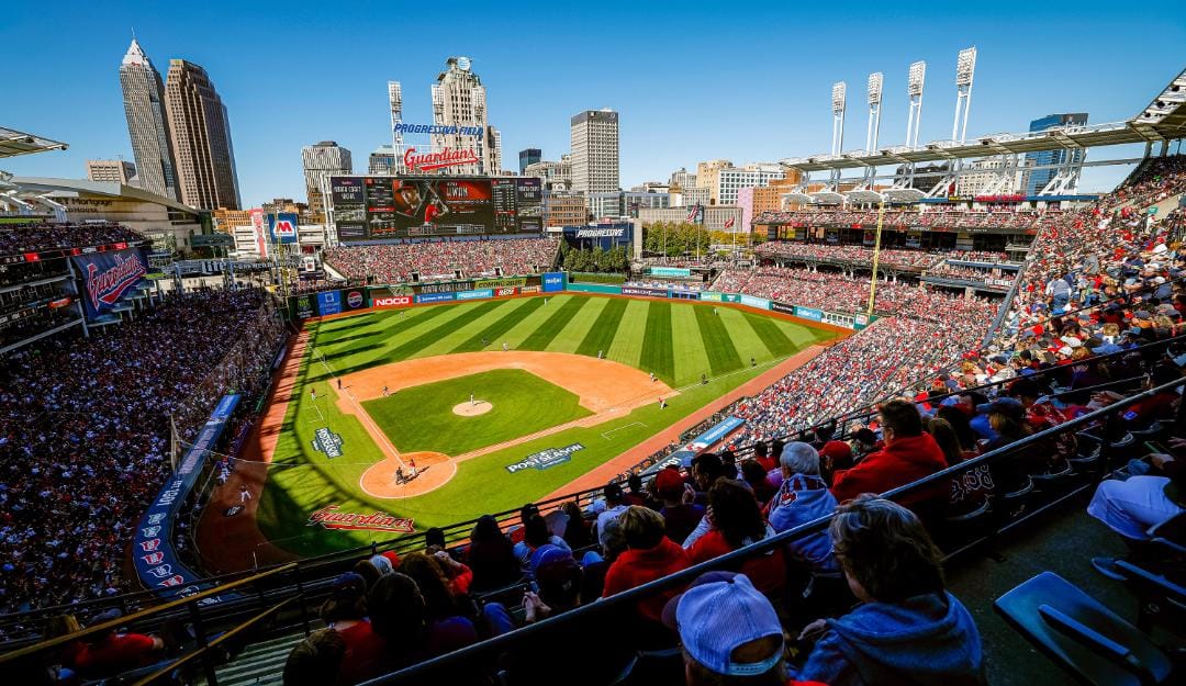 El Progressive Field es la sede de este juego 2 de la Americana.