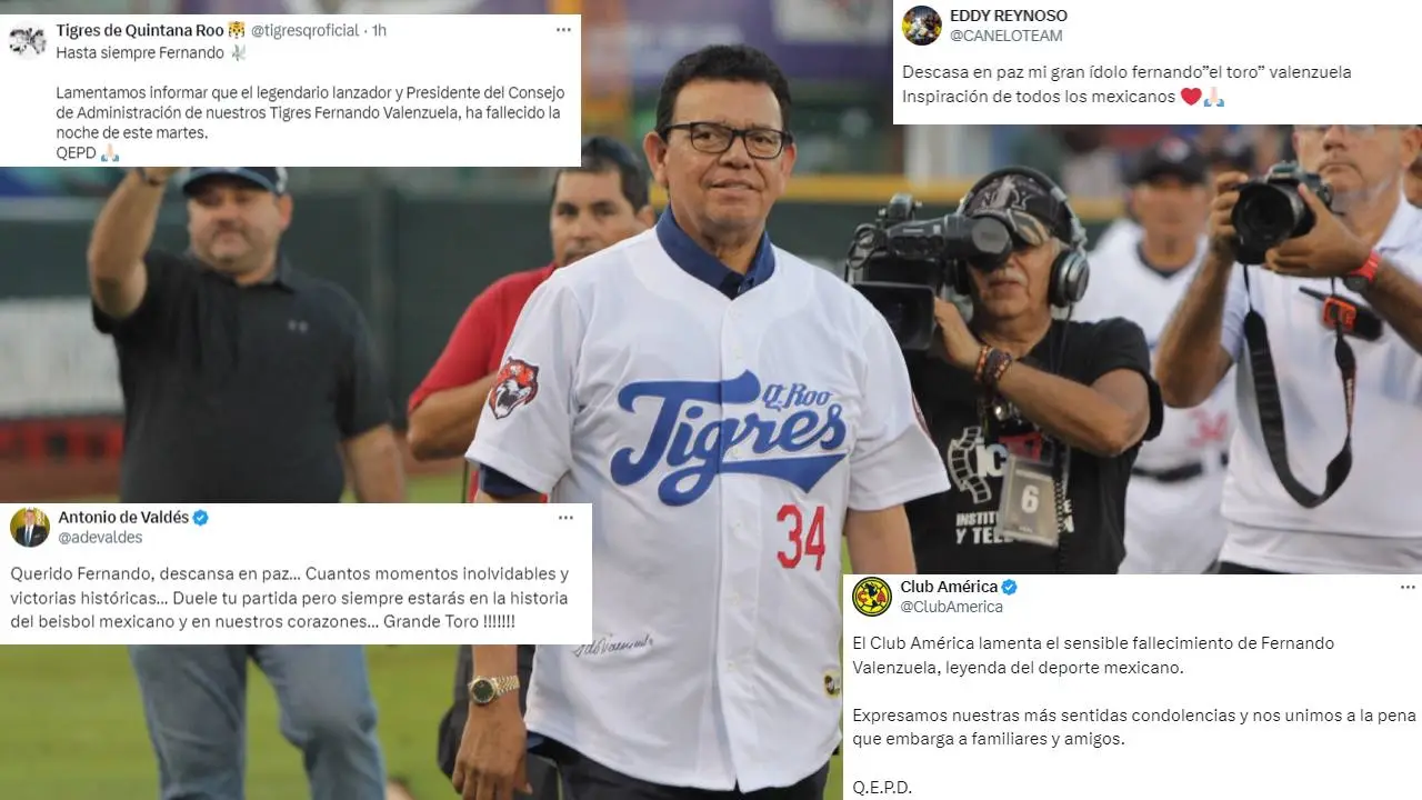 Foto: Cuartoscuro/Archivo | Tras el deceso de Fernando Valenzuela, el deporte mexicano se unió a las condolencia en las redes sociales