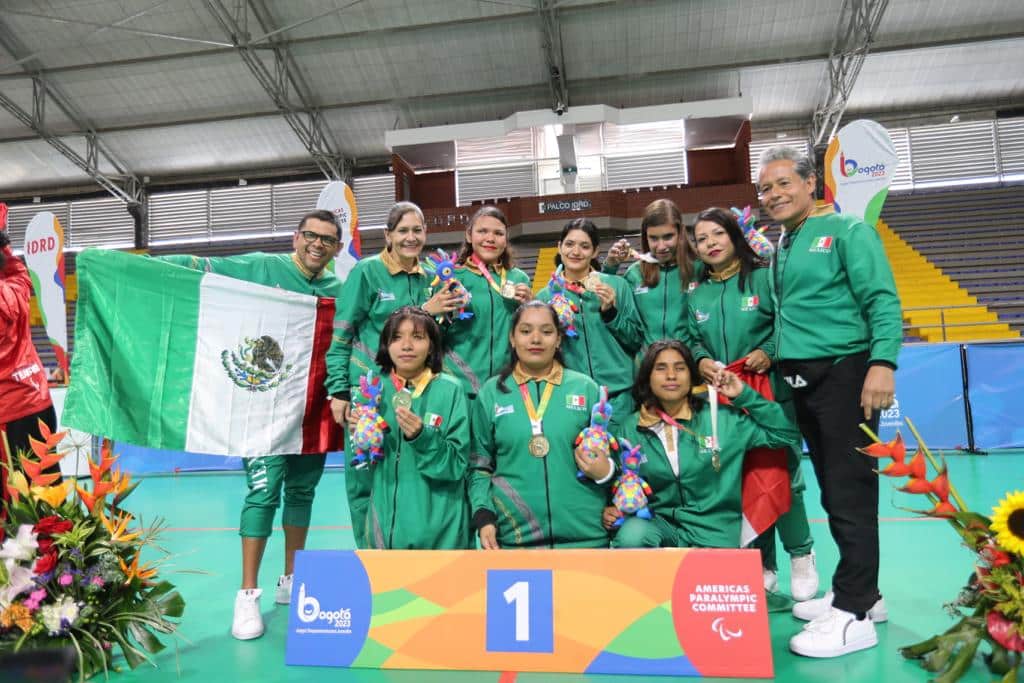 Selección femenil de golbol, medallista de oro en los Juegos Parapanamericanos Juveniles Bogotá 2023