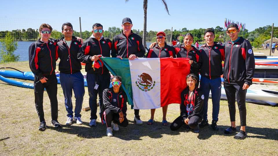 Selección nacional de canotaje en Clasificatorio Continental Sub-21.