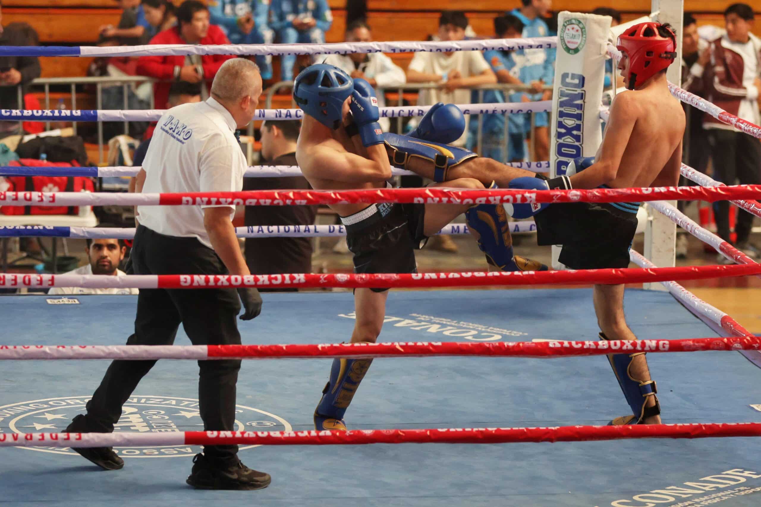 Campeonato Nacional de Kickboxing 2024, celebrado en el Domo del Deportivo Plan Sexenal, Ciudad de México.