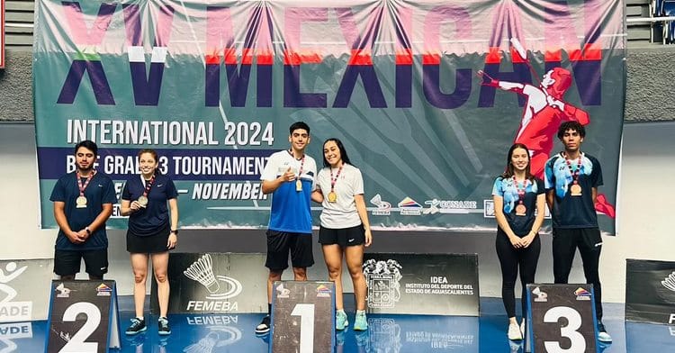 Los badmintonistas mexicanos se impusieron en casa