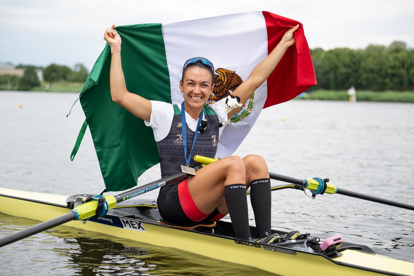 Kenia Lechuga, seleccionada olímpica de remo