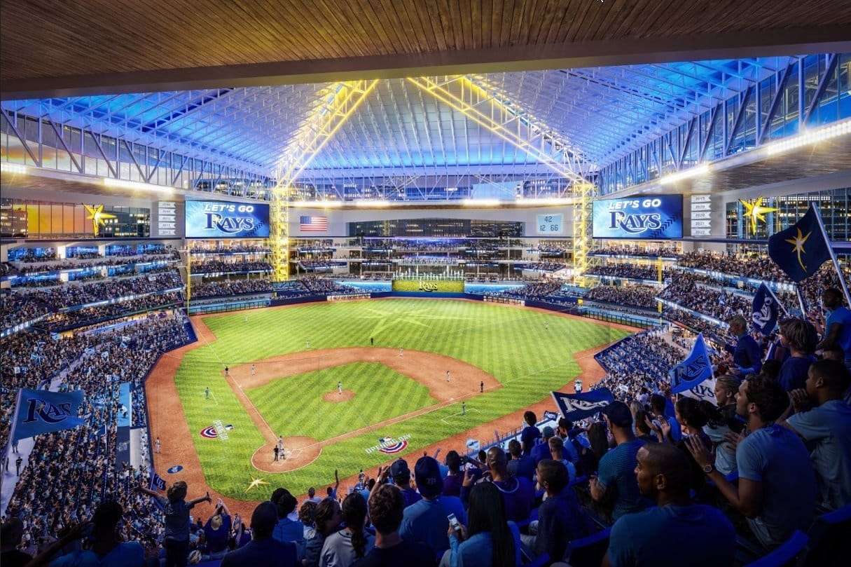 Así lucirá el nuevo estadio de los Rays