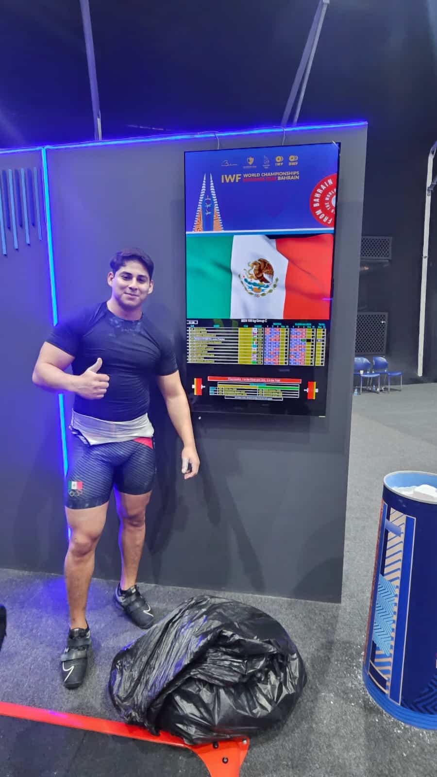 El yucateco Karim Saadi ganó el Grupo C de los 109 kilogramos en el Mundial de Halterofilia 2024.