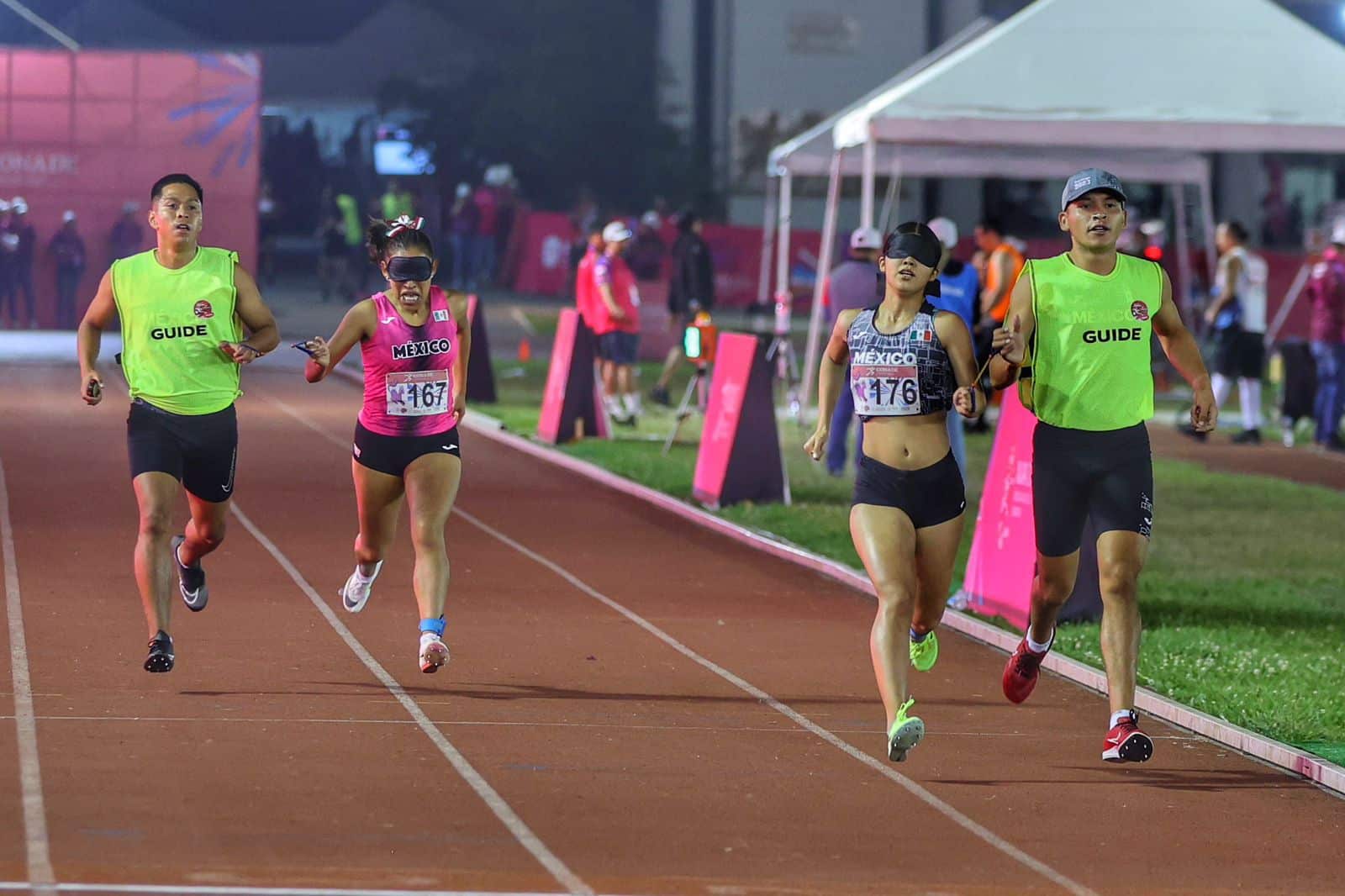 Seleccionados nacionales en el Grand Prix de Para Atletismo Xalapa 2024.