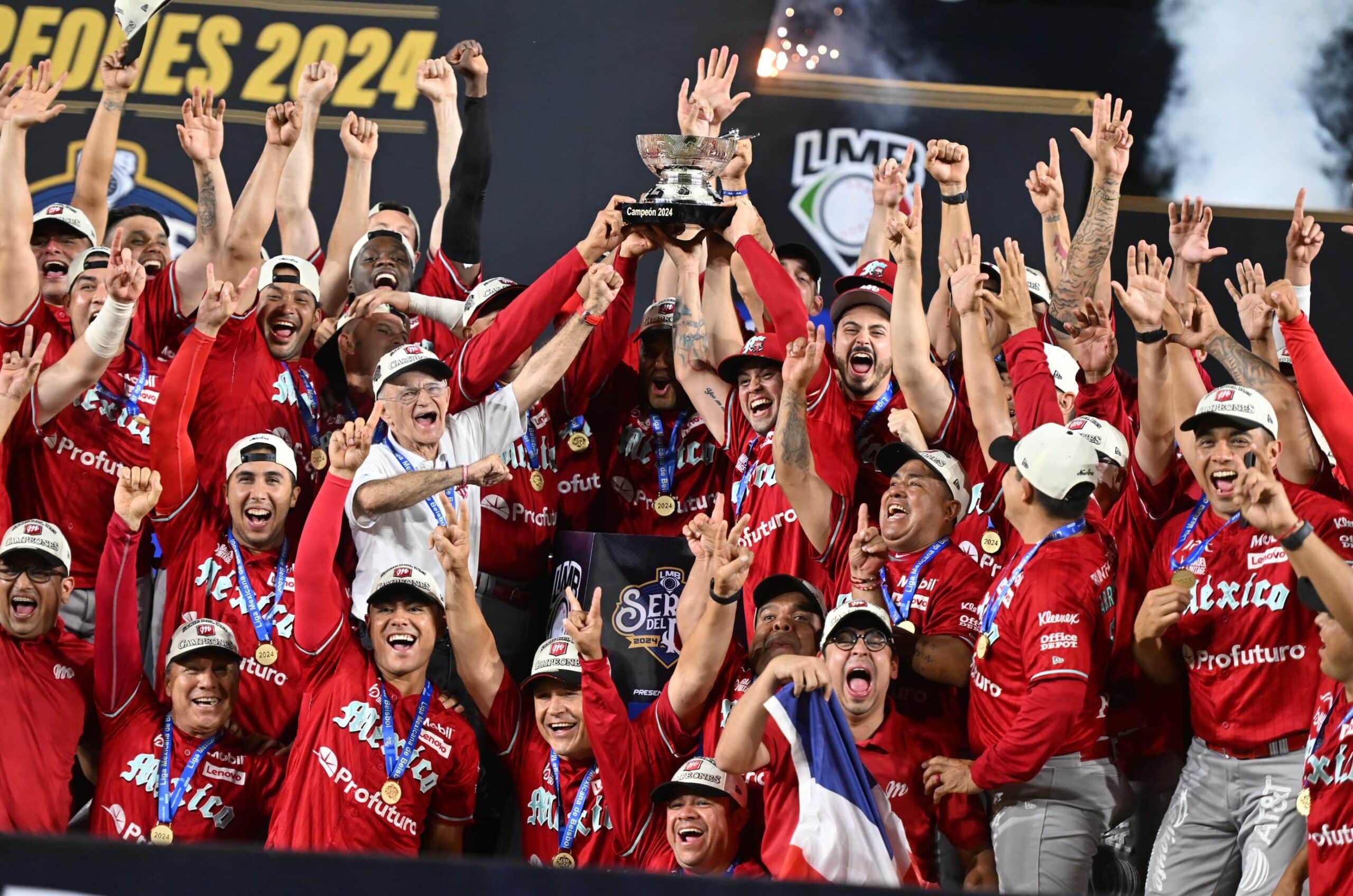 Diablos Rojos del México, campeones de la LMB.