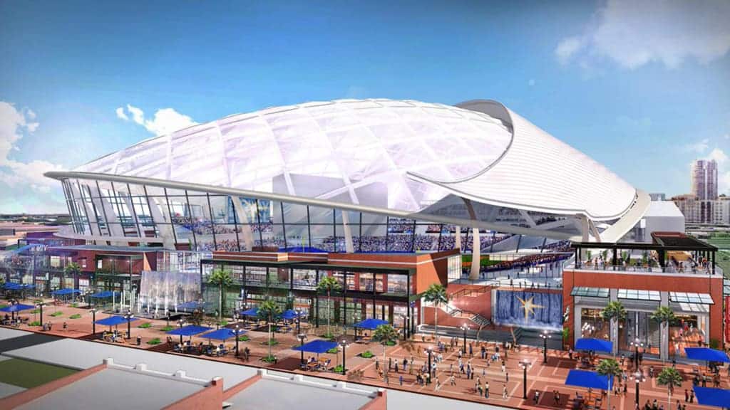 Así sería el nuevo estadio de los Rays