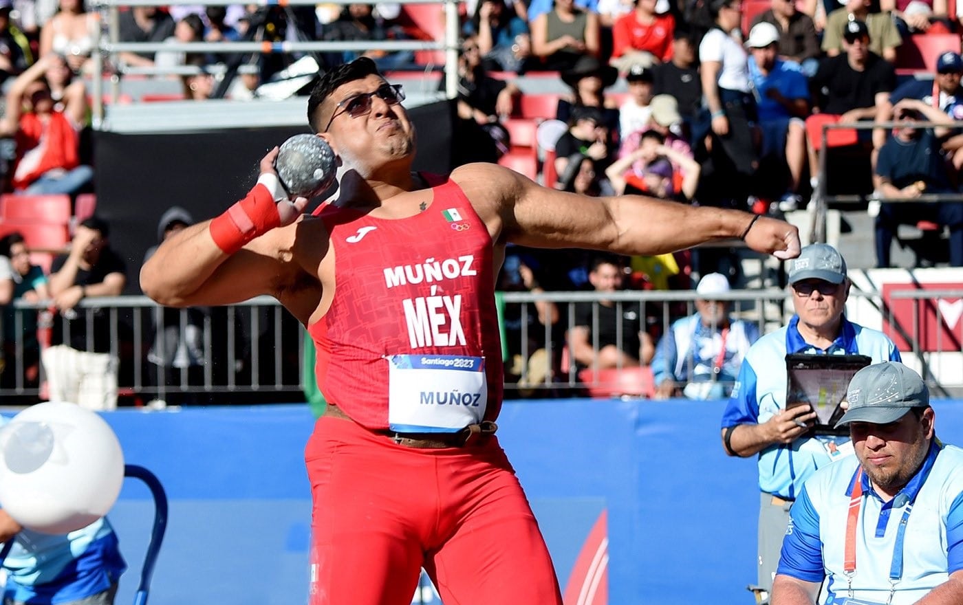 Uziel Muñoz, durante los Juegos Panamericanos Santiago 2023.