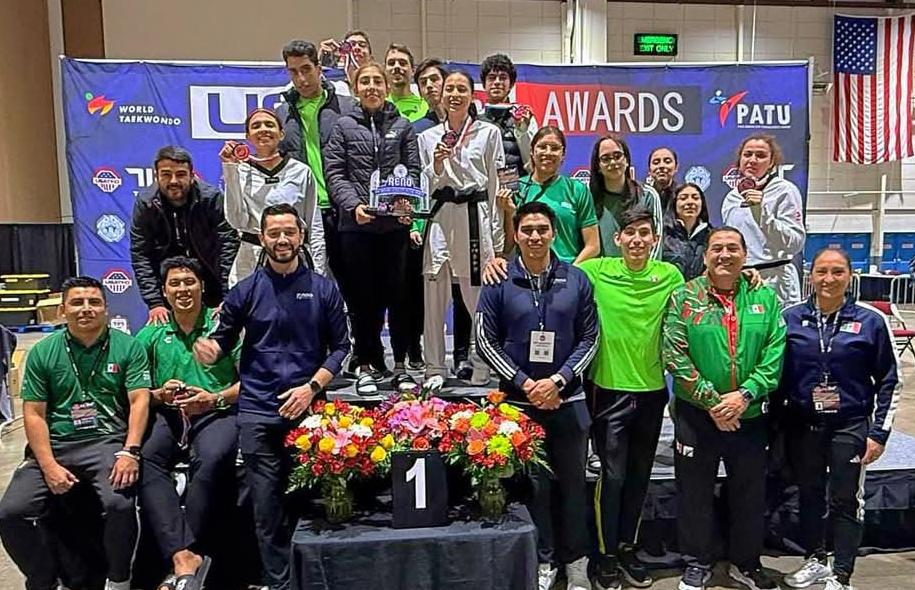 Taekwondoínes suman siete medallas en Abierto de Estados Unidos