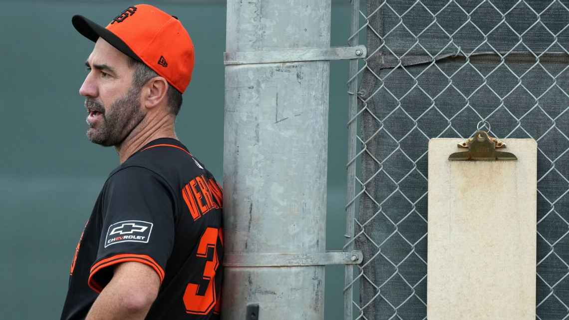 Verlander tiene su debut con los Giants